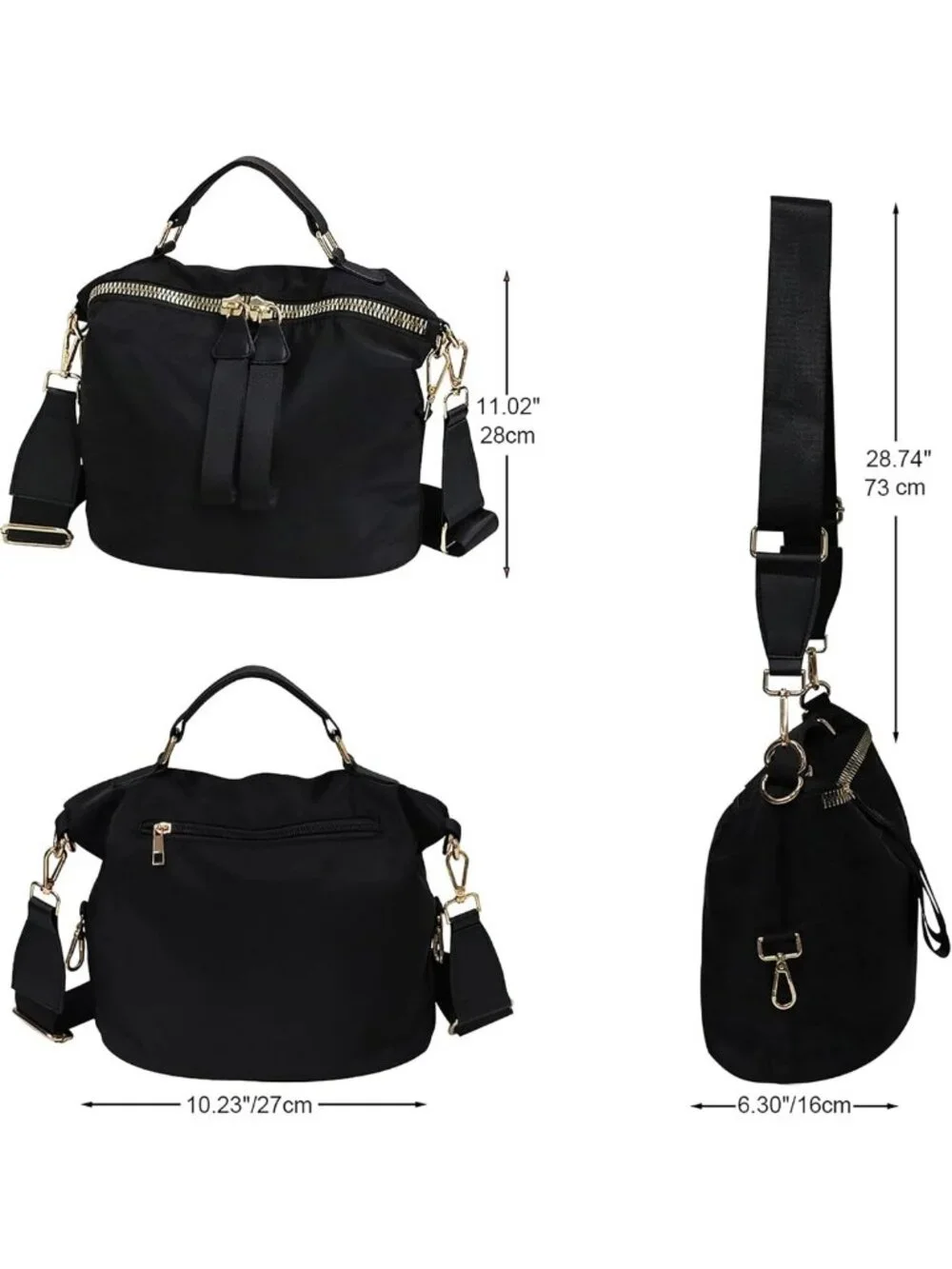 Lightweight Anti-Theft Nylon Handbag | Casual Travel & Shopping Shoulder